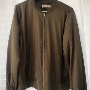 Dark Green Bomber Jacket